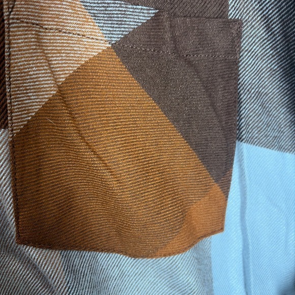 Idyllwind MIRANDA LAMBERT Womens Size L Blue Plaid Flannel Western Snap Up Shirt - Picture 4 of 7